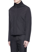 Front View -Click To Enlarge High neck puffer jacket