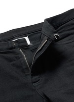 Click To Enlarge Raw denim slim fit jeans