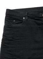 Click To Enlarge Raw denim slim fit jeans