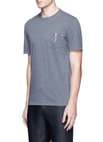 Front View -Click To Enlarge Zip chest pocket T-shirt