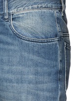 Detail View -Click To Enlarge Slim fit vintage wash panelled jeans