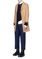 Figure View -Click To Enlarge Wool mixed gauge knit sweater
