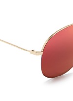 Detail View -Click To Enlarge 'Classic Victoria' mirror aviator sunglasses