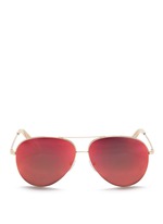 Main View -Click To Enlarge 'Classic Victoria' mirror aviator sunglasses