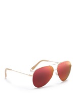 Figure View -Click To Enlarge 'Classic Victoria' mirror aviator sunglasses