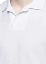 Detail View -Click To Enlarge 'Massey Airtex' knit polo shirt