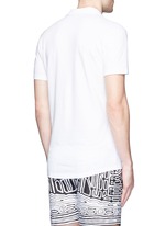 Back View -Click To Enlarge 'Massey Airtex' knit polo shirt