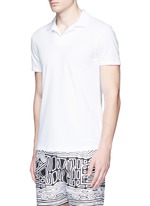 Front View -Click To Enlarge 'Massey Airtex' knit polo shirt