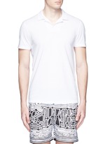 Main View -Click To Enlarge 'Massey Airtex' knit polo shirt
