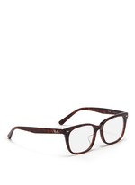 Figure View -Click To Enlarge 'RX5305' tortoiseshell square optical glasses