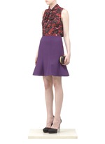 Jason Wu&nbsp;Stretch wool flared skirt