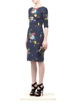 Erdem&nbsp;Cecile stretch floral-printed dress