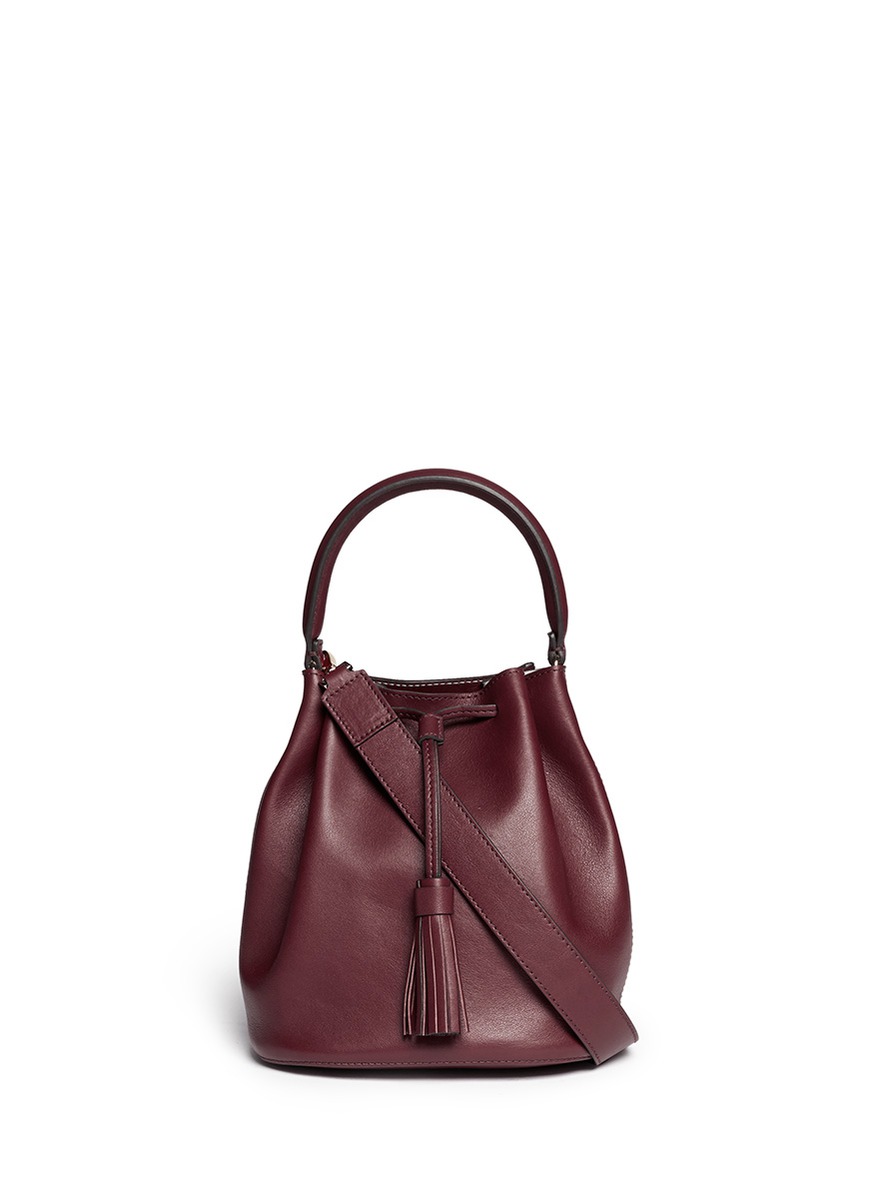 ANYA HINDMARCH - &#39;Vaughan&#39; leather bucket crossbody bag - on SALE | Red Day Shoulder Bags ...