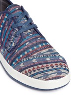 Detail View -Click To Enlarge 'Paseo' tribal woven sneakers