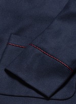 Detail View -Click To Enlarge Bee embroidery cashmere pyjama blazer