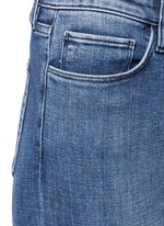 Detail View -Click To Enlarge Cotton blend washed jeans