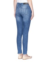 Back View -Click To Enlarge Cotton blend washed jeans