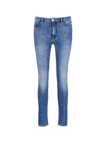 Main View -Click To Enlarge Cotton blend washed jeans