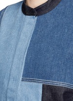 Detail View -Click To Enlarge Patchwork denim jacket