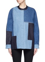 Main View -Click To Enlarge Patchwork denim jacket