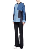 Figure View -Click To Enlarge Patchwork denim jacket