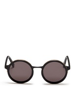 Main View -Click To Enlarge 'Soleil' round frame acetate sunglasses