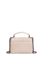 Back View -Click To Enlarge 'Monogram Collège' medium matelassé leather bag