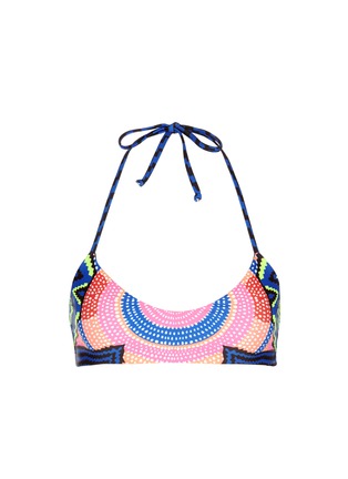 Main View - Click To Enlarge Main View - Click To Enlarge - Mara Hoffman - 'Starbasket' print braid back bikini top
