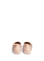 Back View -Click To Enlarge 'Zoya' wavy patent leather skimmer flats