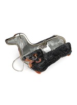 Detail View -Click To Enlarge 'Romeo Dachshund' crystal pavé minaudière