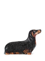 Back View -Click To Enlarge 'Romeo Dachshund' crystal pavé minaudière