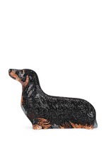 Main View -Click To Enlarge 'Romeo Dachshund' crystal pavé minaudière