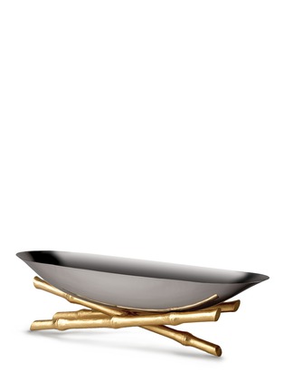 Main View - Click To Enlarge Main View - Click To Enlarge - L'Objet - Bambou Large Serving Boat