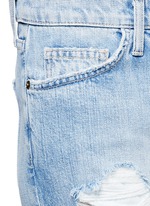 Detail View -Click To Enlarge 'The Fling' distressed jeans