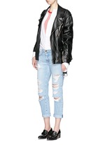Figure View -Click To Enlarge 'The Fling' distressed jeans