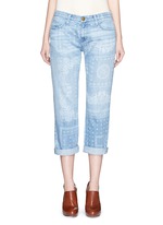 Detail View -Click To Enlarge 'The Boyfriend' bandana print jeans