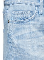 Detail View -Click To Enlarge 'The Boyfriend' bandana print jeans