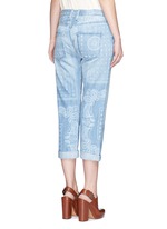 Back View -Click To Enlarge 'The Boyfriend' bandana print jeans