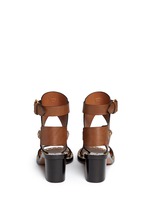 Back View -Click To Enlarge 'Jaeryn' rivet leather sandal boots