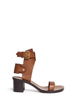 Main View -Click To Enlarge 'Jaeryn' rivet leather sandal boots