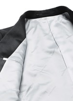 Click To Enlarge 'Beverly Hills' satin trim wool-silk tuxedo suit