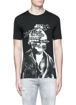 Main View -Click To Enlarge Punk skull print T-shirt