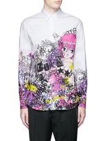 Main View -Click To Enlarge 'Relaxed Dan' manga print shirt