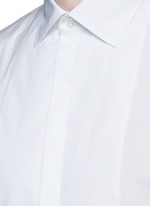 Detail View -Click To Enlarge Slim fit tuxedo shirt