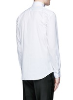 Back View -Click To Enlarge Slim fit tuxedo shirt