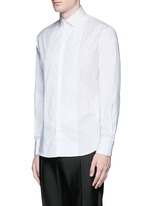 Front View -Click To Enlarge Slim fit tuxedo shirt