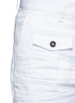 Detail View -Click To Enlarge 'Tizzy' cropped cotton chinos
