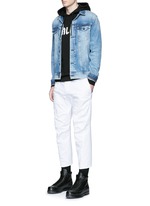 Figure View -Click To Enlarge 'Tizzy' cropped cotton chinos