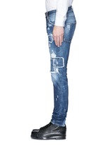 Detail View -Click To Enlarge 'Cool Guy' rip and repair jeans