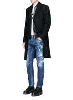 Figure View -Click To Enlarge 'Cool Guy' rip and repair jeans